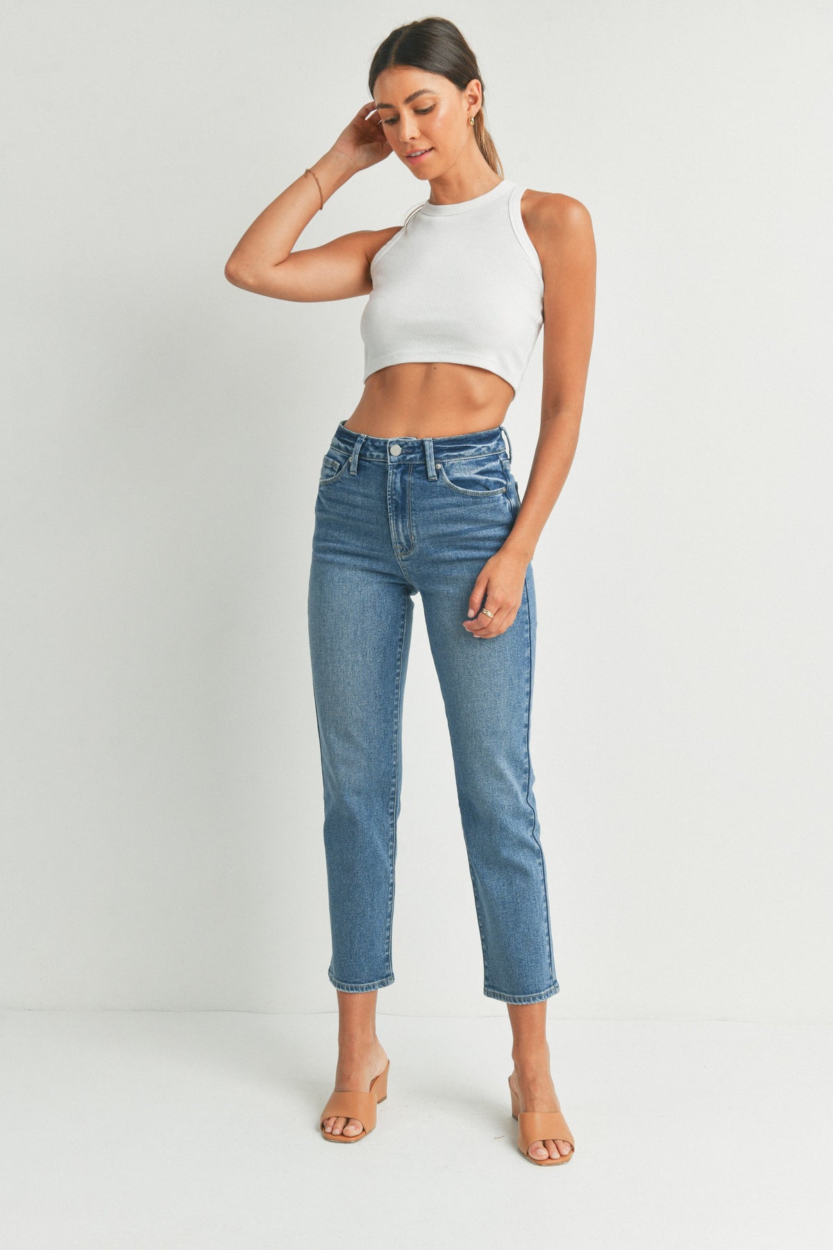 Just Black Straight Leg Jean