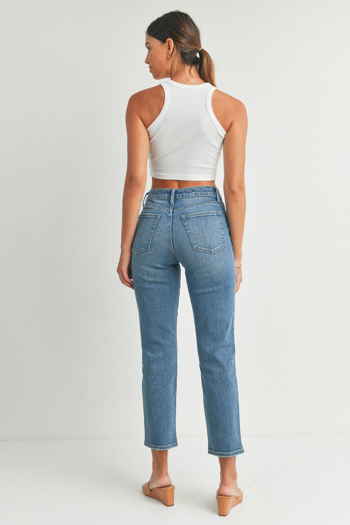 Just Black Straight Leg Jean