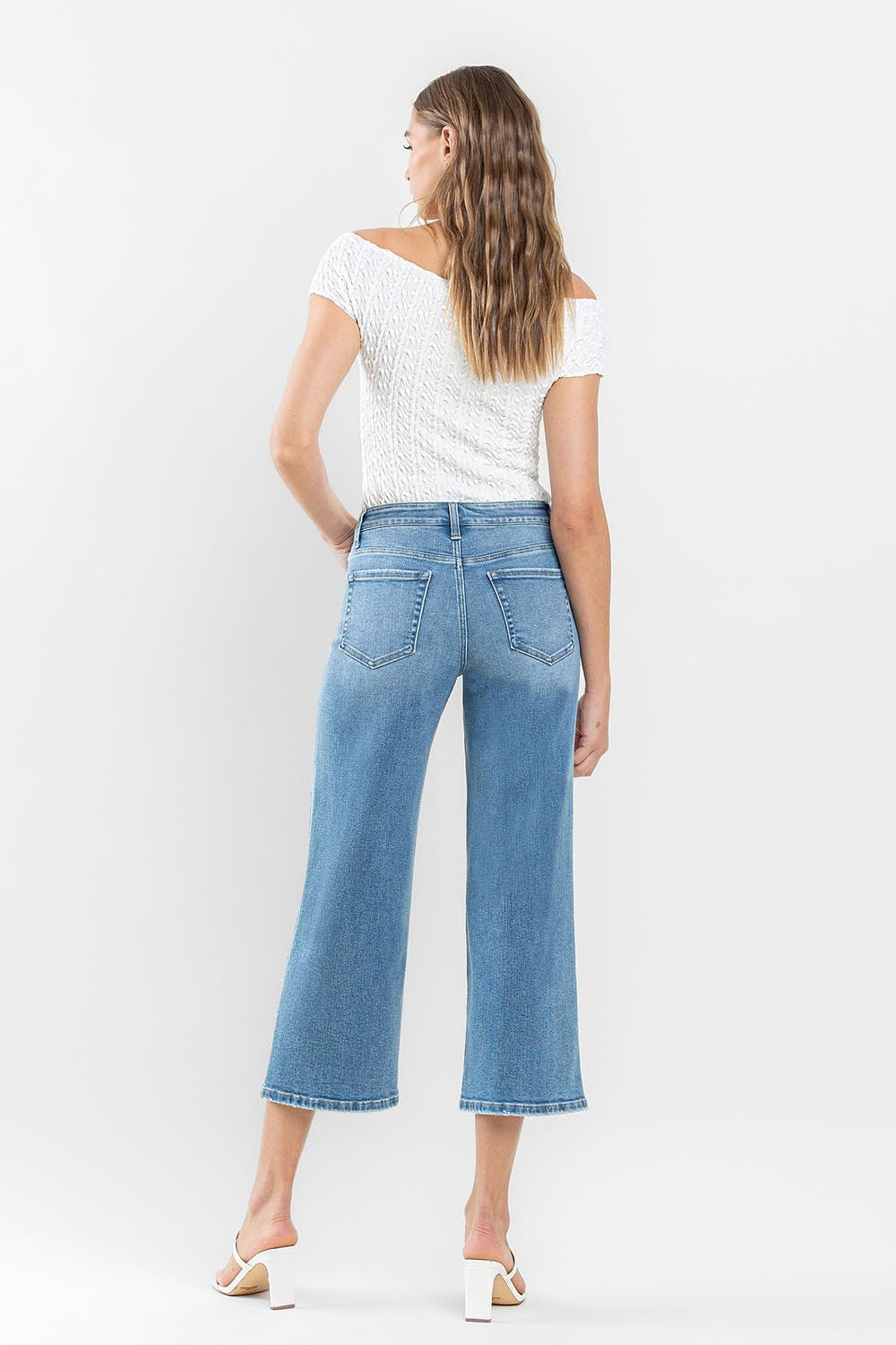 Flying Monkey High Rise Crop Wide Leg