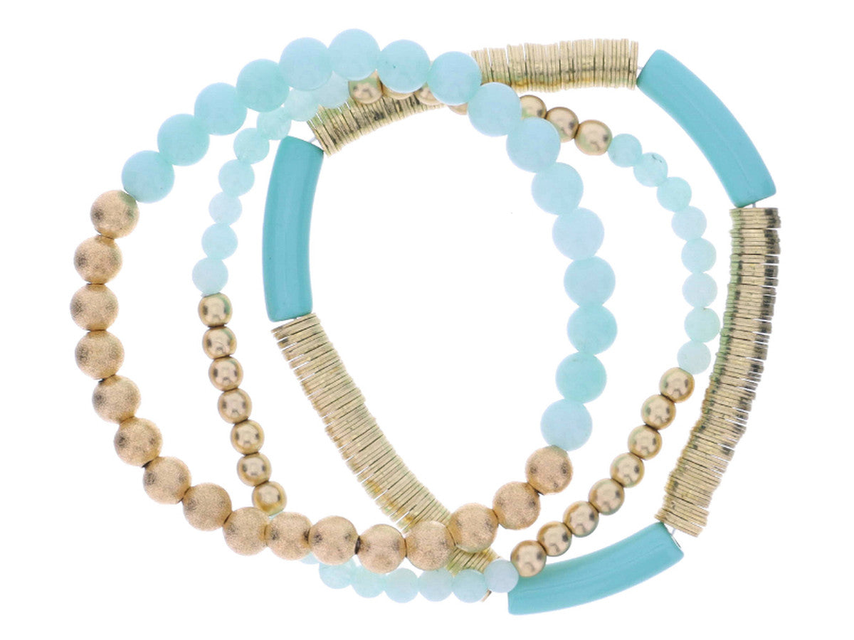 Jane Marie Set of 3 Beaded Bracelets