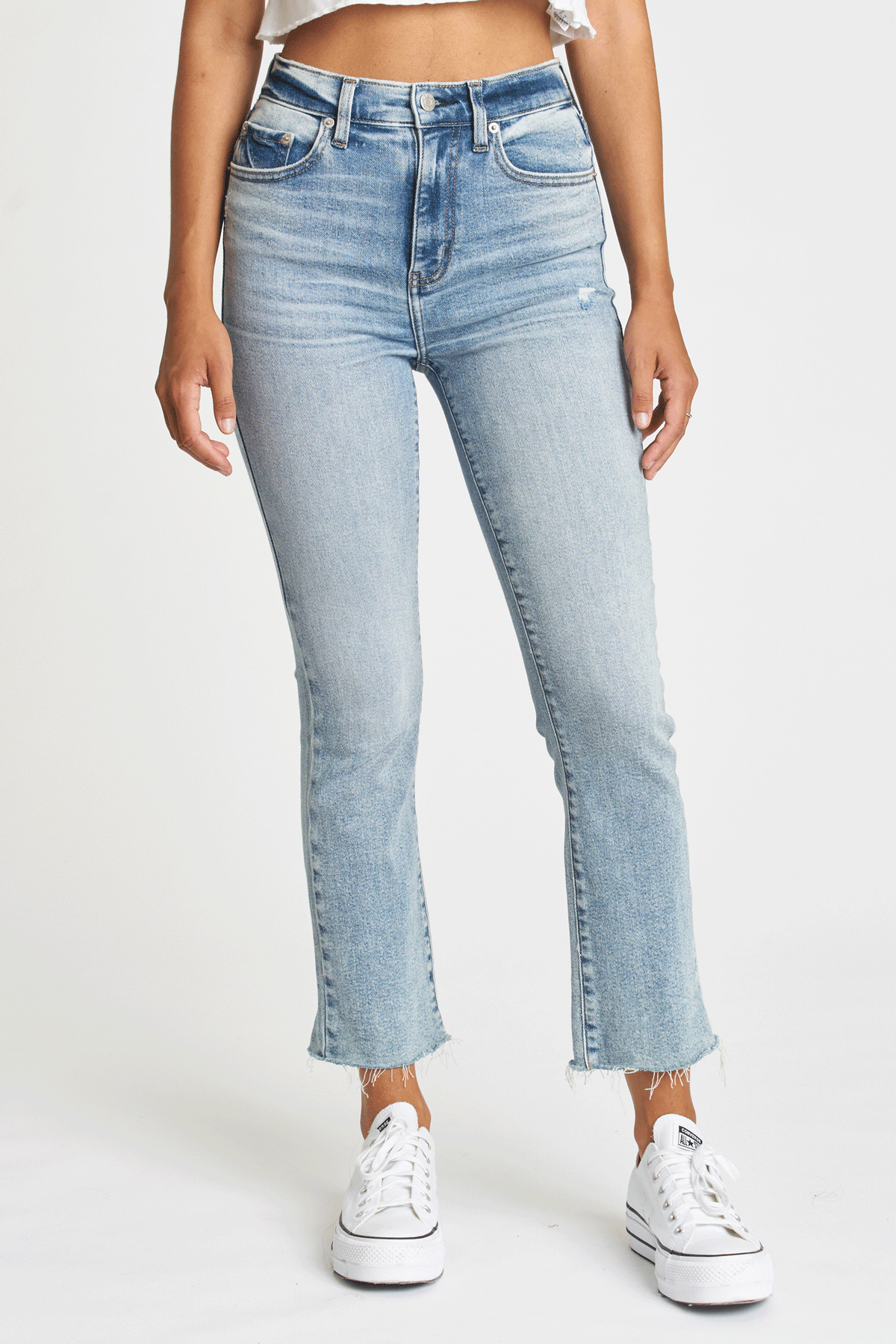 Daze Shy Girl Crop Flare Jean