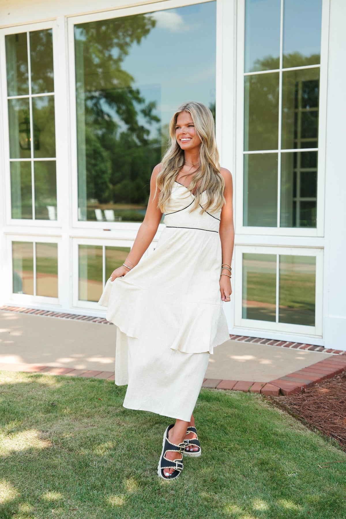 Radiance Ruffle Dress