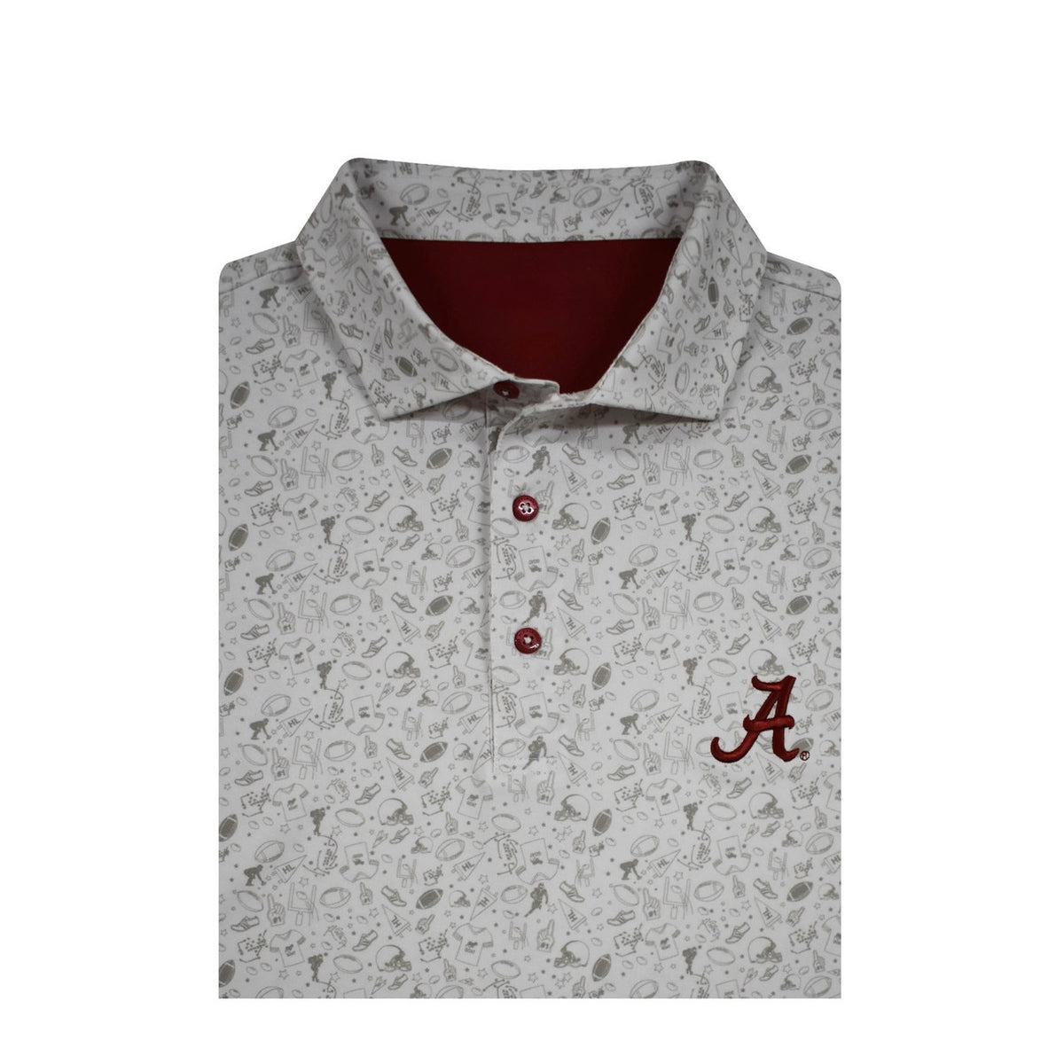 Taylor &amp; Mick Alabama Football Print Polo