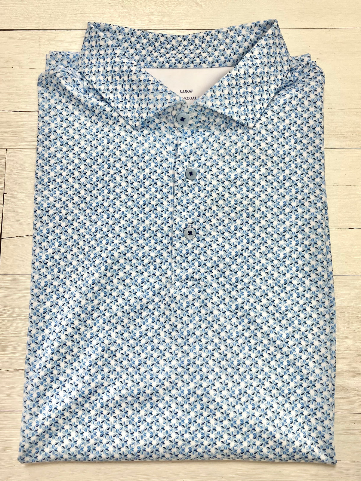 Taylor &amp; Mick Geometric Polo