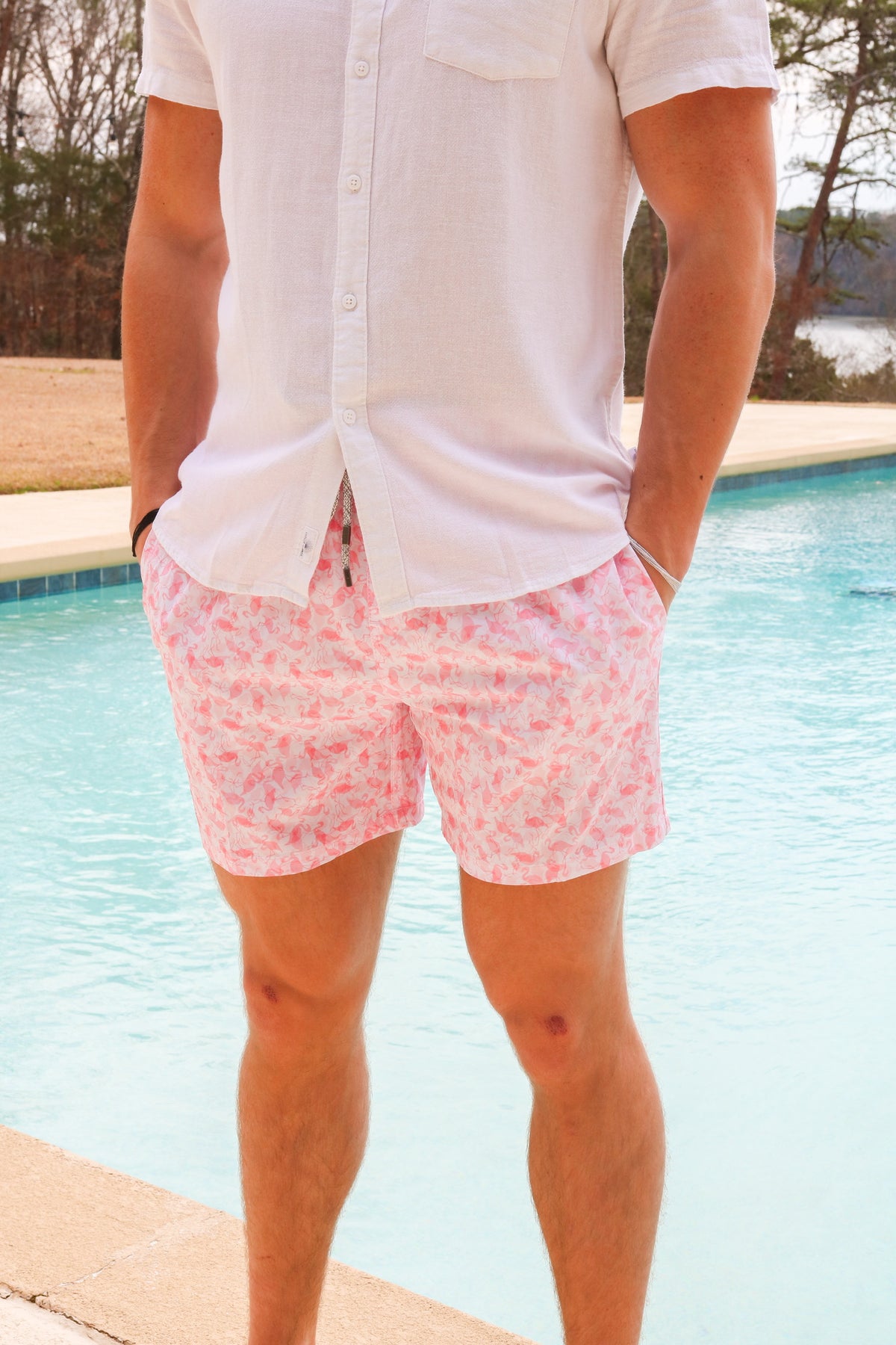 Vintage Summer Swim Shorts