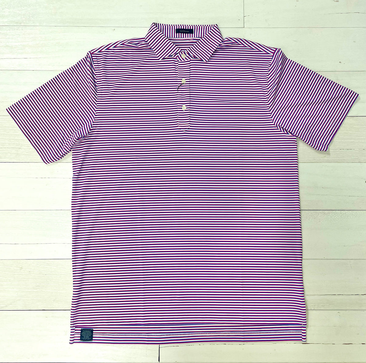 Turtleson Dean Stripe Performance Polo