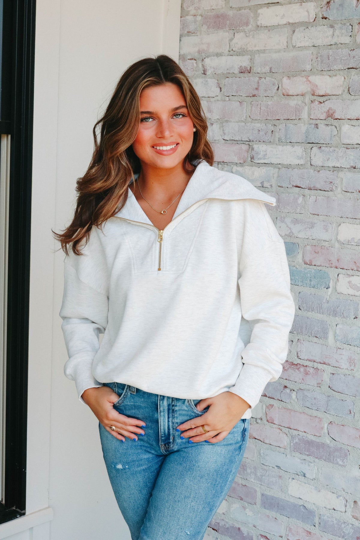 Varley Catherine Half Zip Sweatshirt