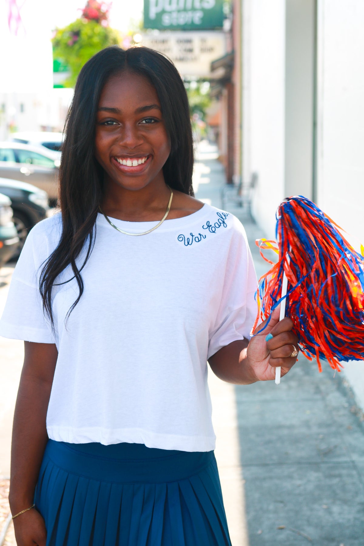 Chicka-D 512 Embroidered War Eagle Tee