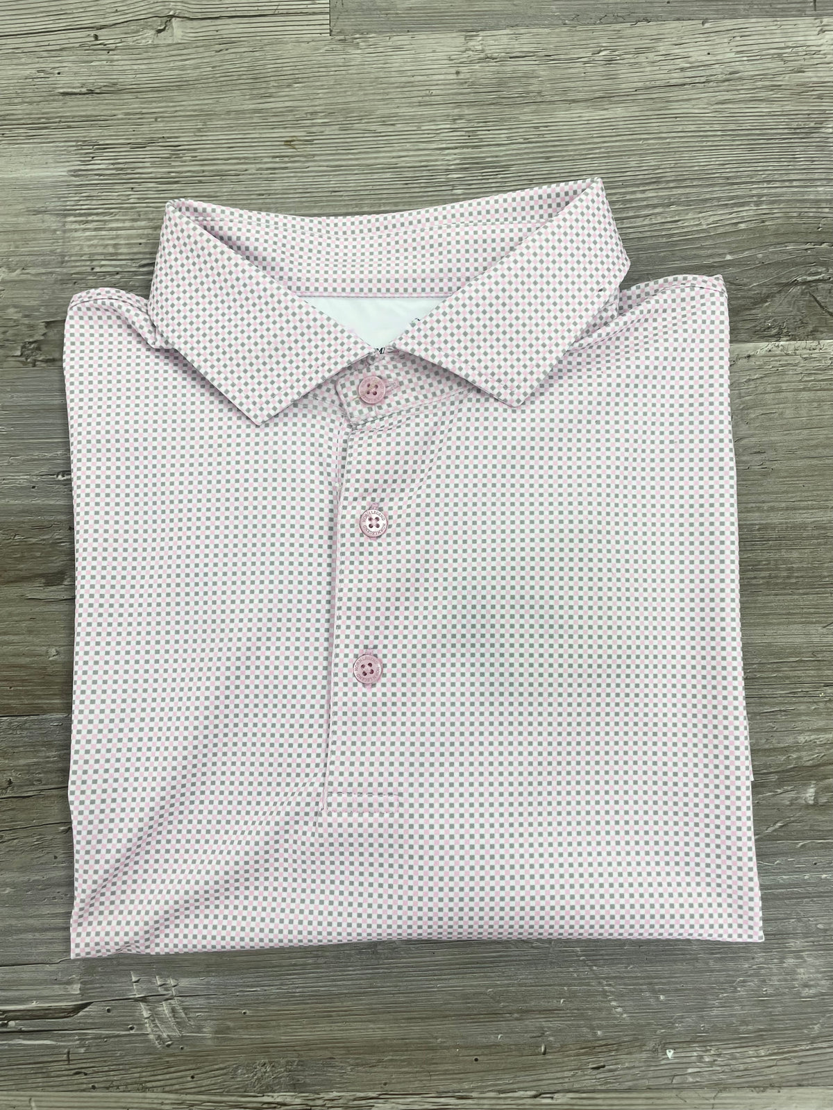 Taylor &amp; Mick Gingham Polo