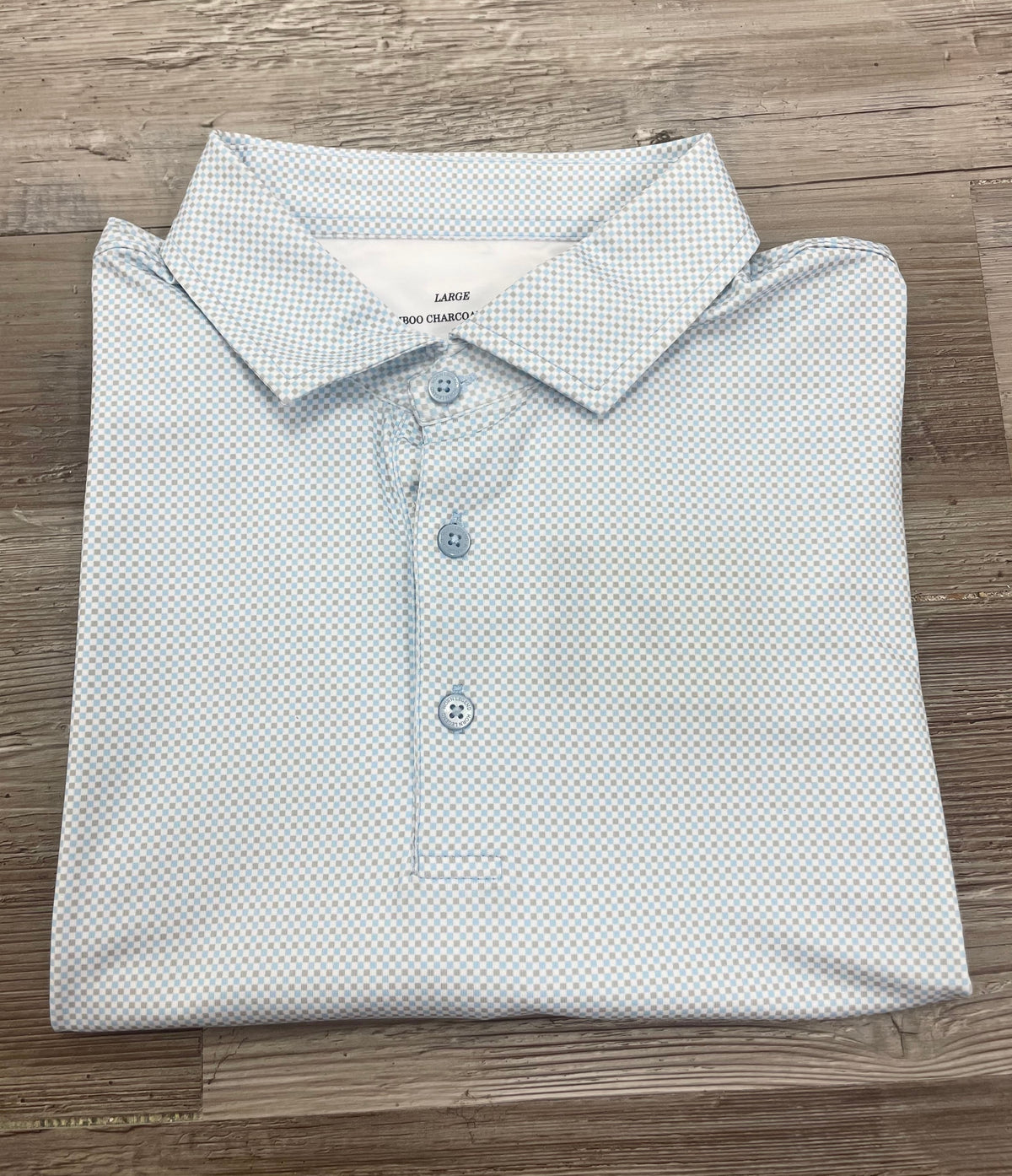 Taylor &amp; Mick Gingham Polo