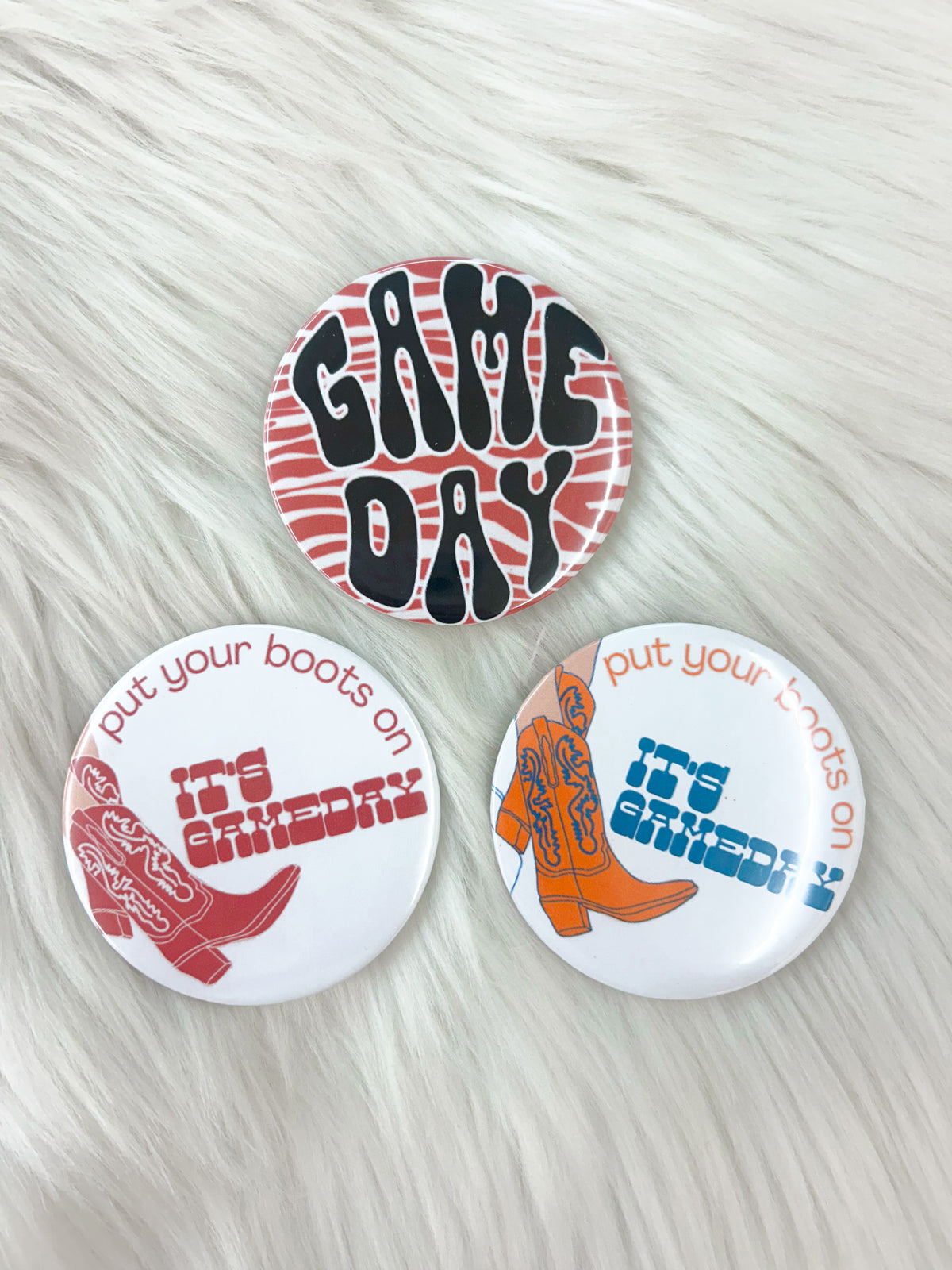 3&quot; Game Day Buttons