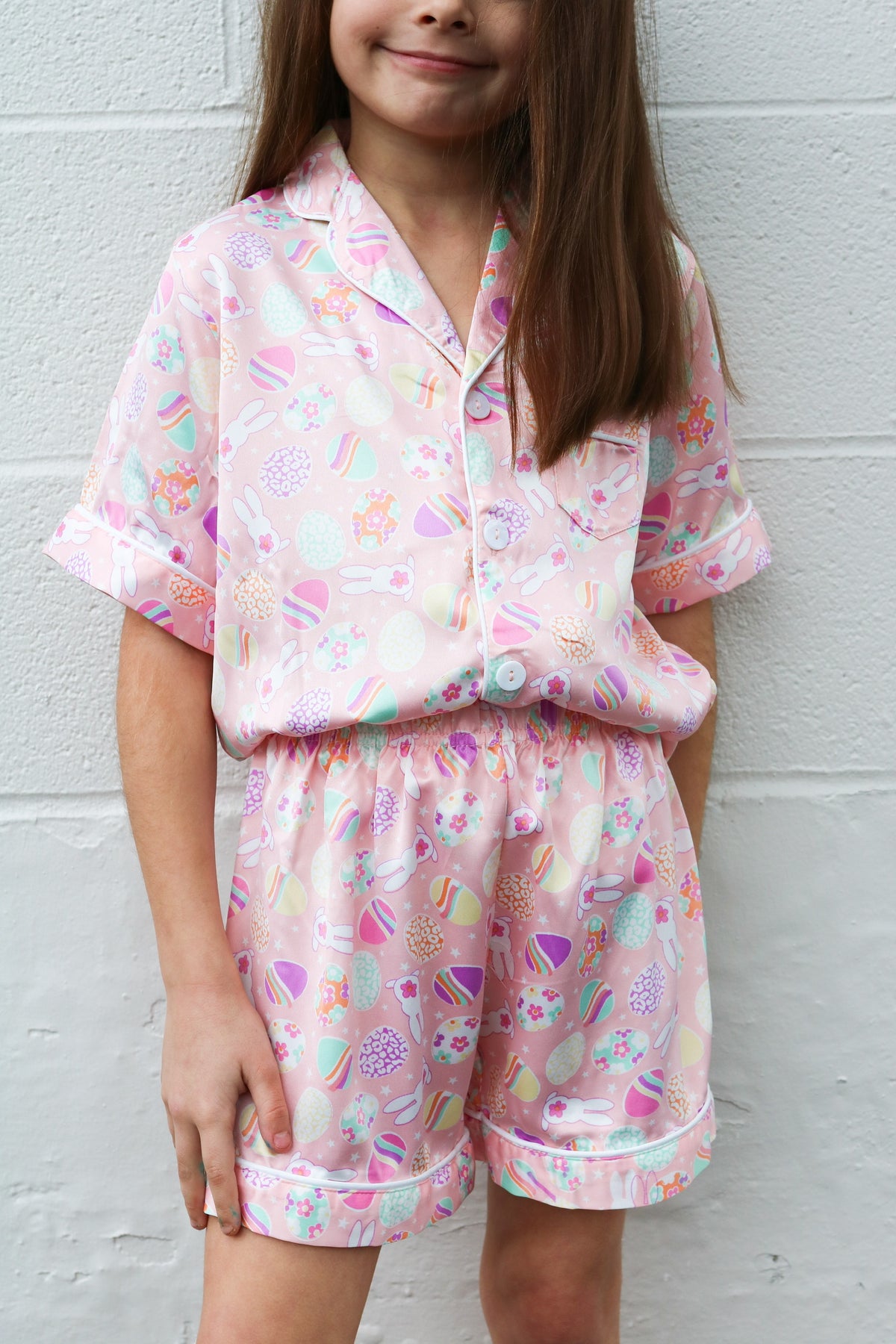 Jane Marie Youth Silky PJ Top