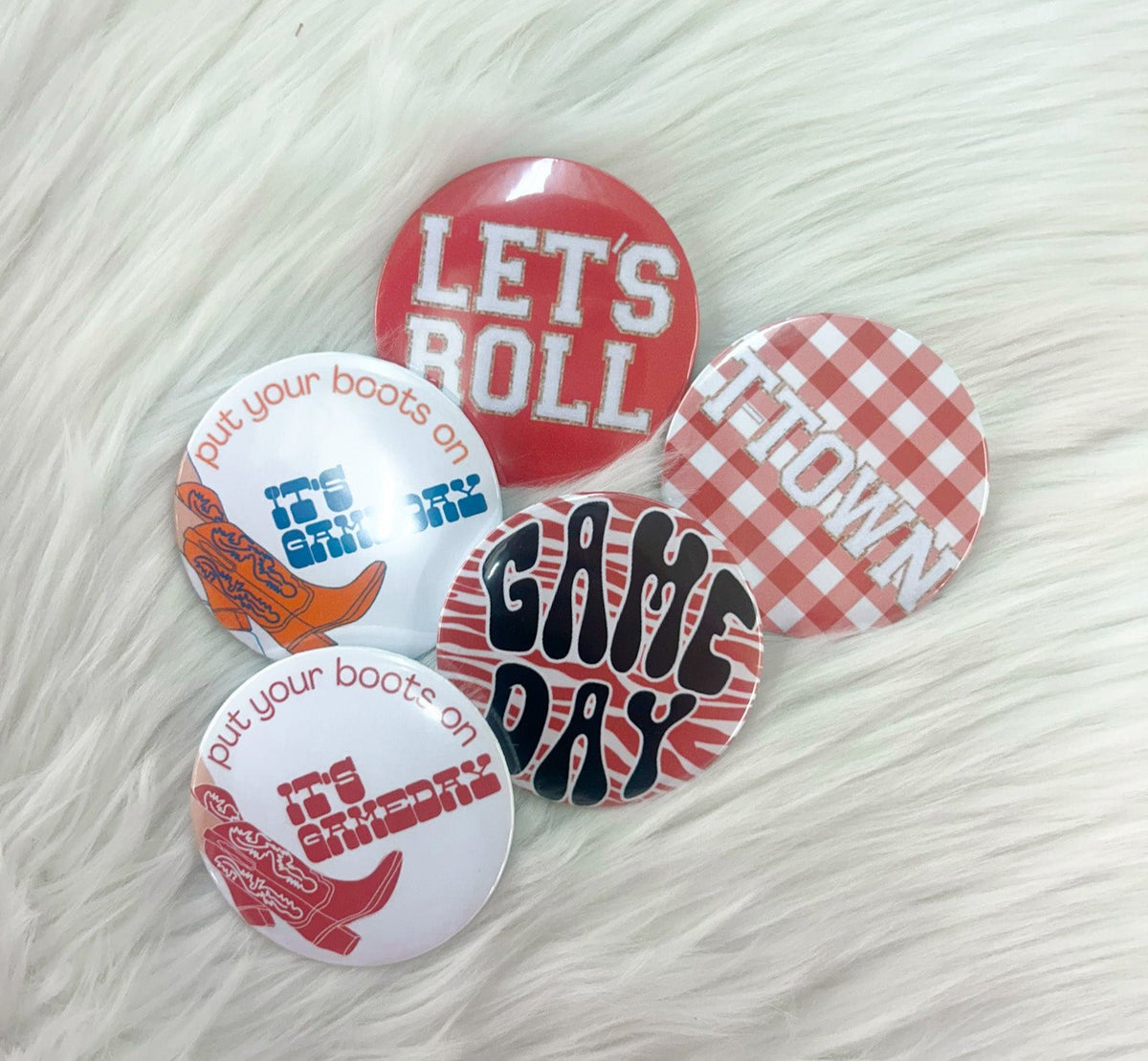 3&quot; Game Day Buttons