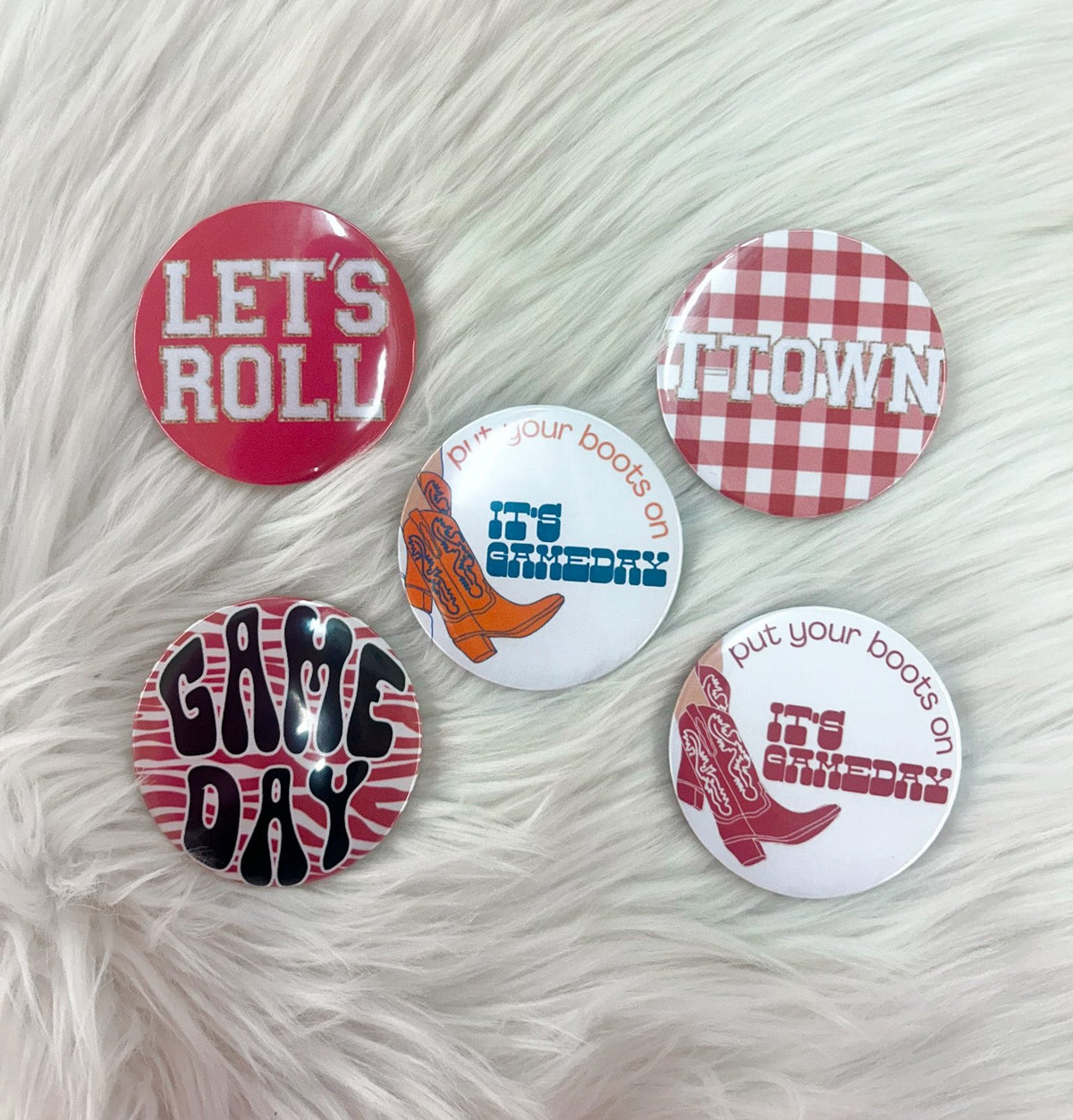 3&quot; Game Day Buttons