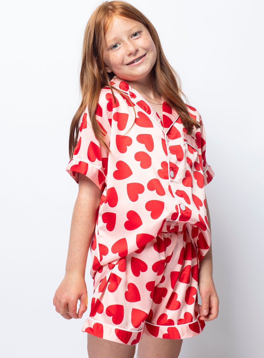 Jane Marie Youth Silky PJ Top