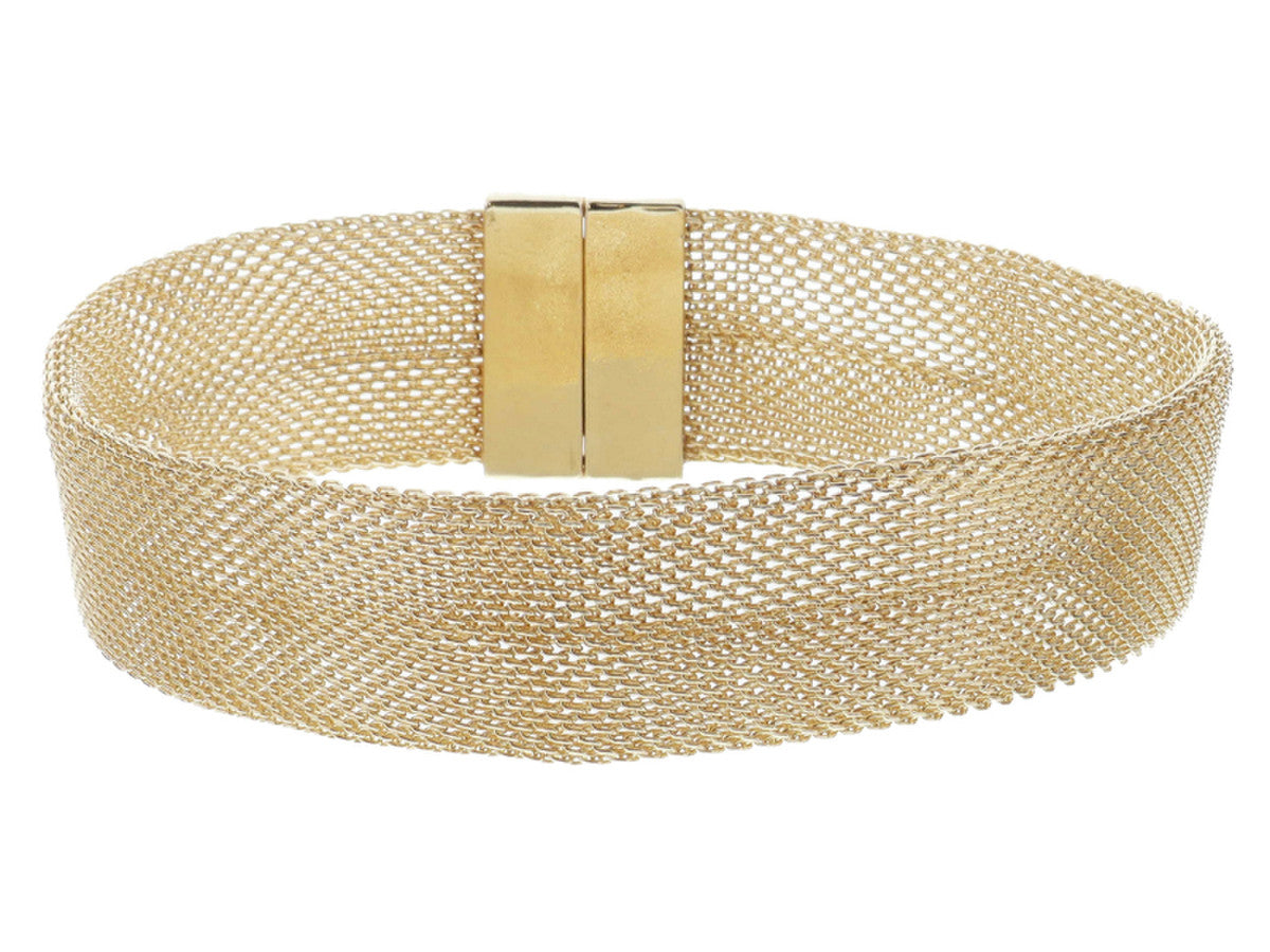 Jane Marie Woven Mesh Chain Bracelet