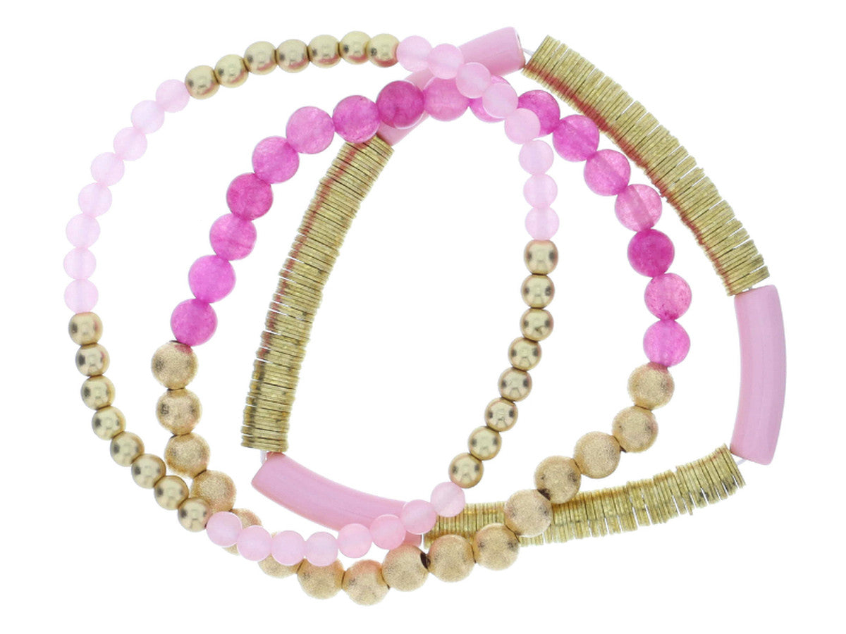 Jane Marie Set of 3 Beaded Bracelets