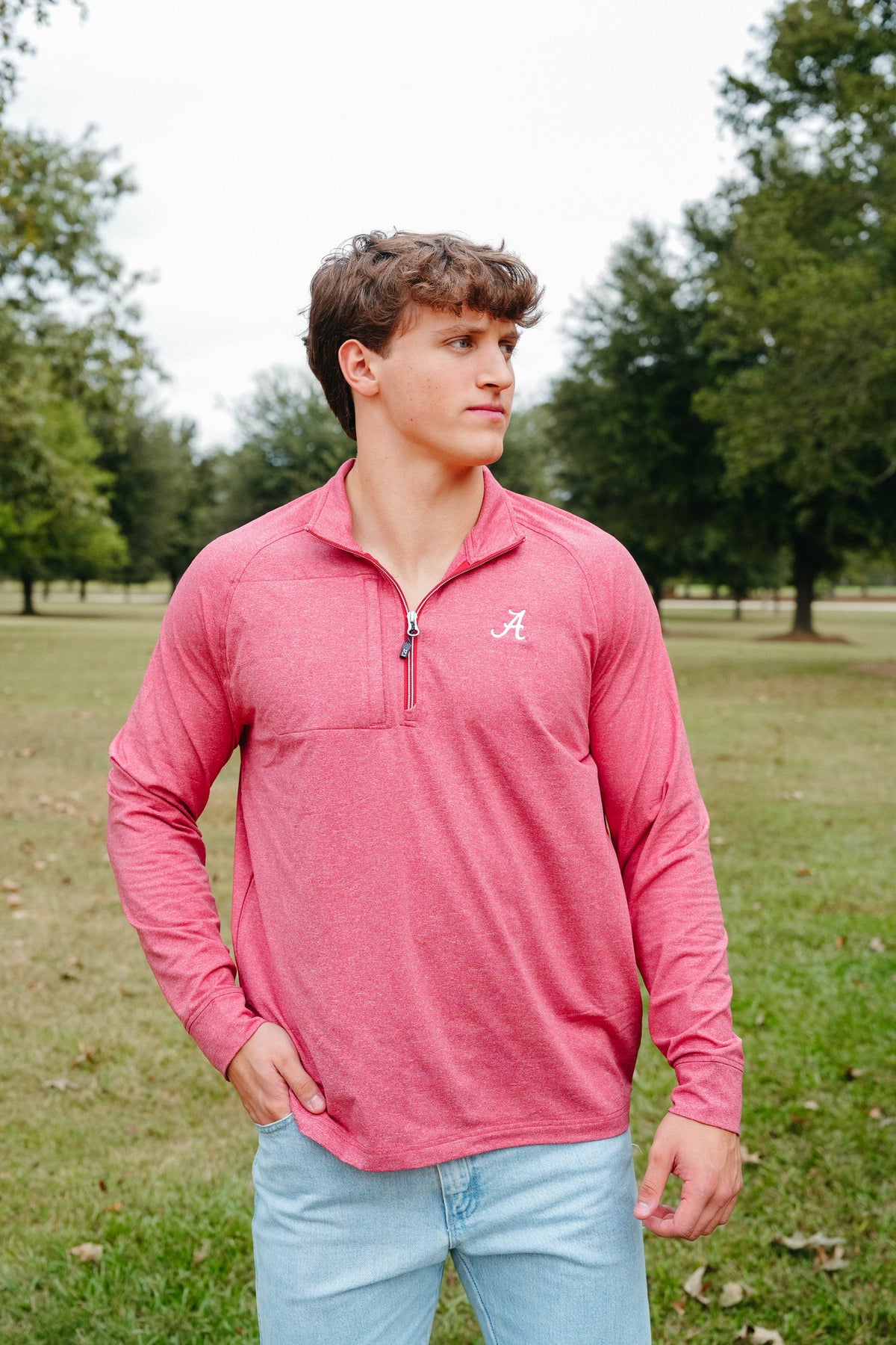 Cutter &amp; Buck Adapt Eco Heather 1/4 Zip UA