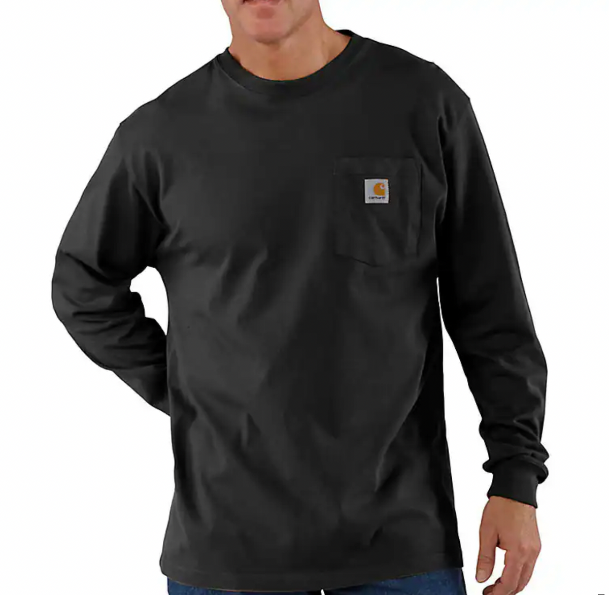 Carhartt K126 Big &amp; Tall Long Sleeve Pocket T-Shirt