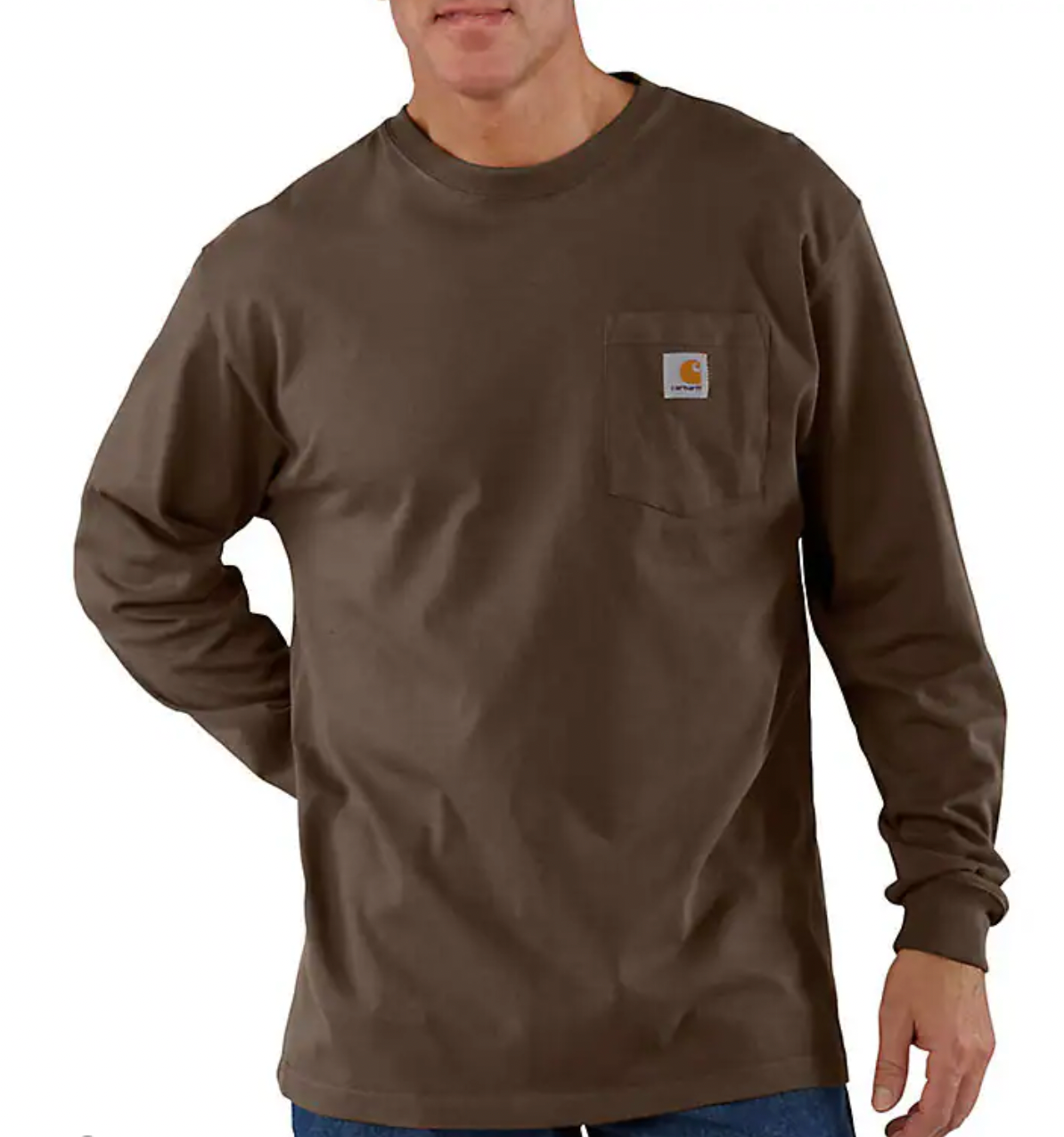 Carhartt K126 Big &amp; Tall Long Sleeve Pocket T-Shirt