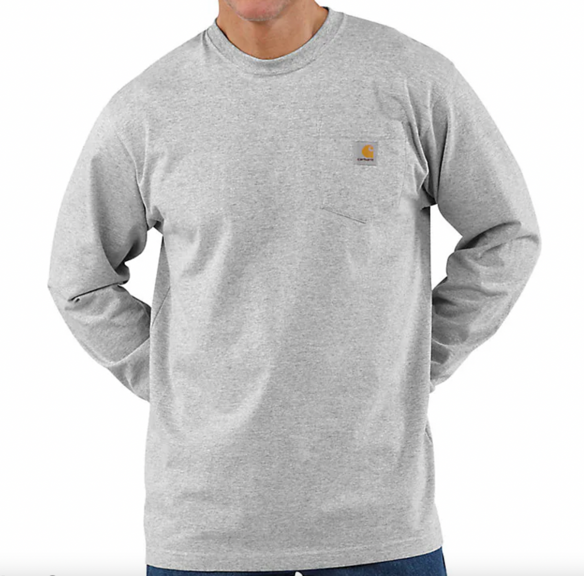 Carhartt K126 Big &amp; Tall Long Sleeve Pocket T-Shirt