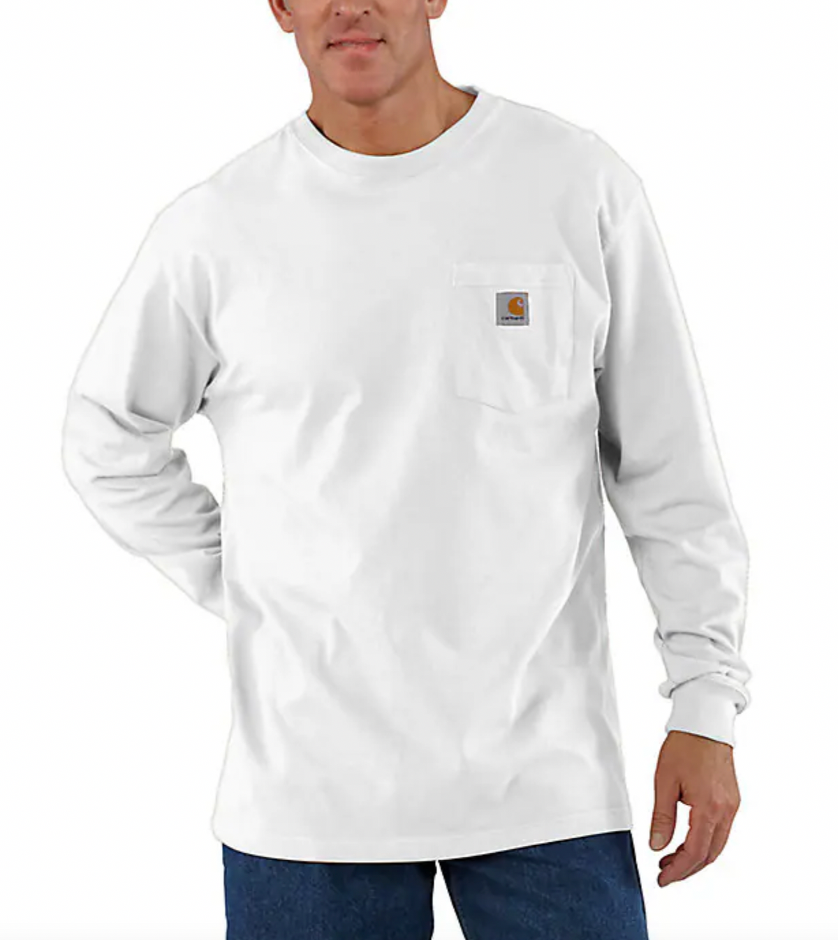 Carhartt K126 Big &amp; Tall Long Sleeve Pocket T-Shirt