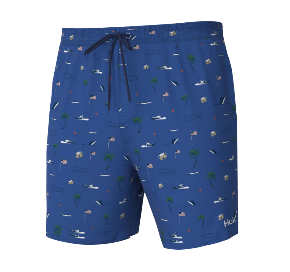 Huk KC Fish Beach Freedom Short