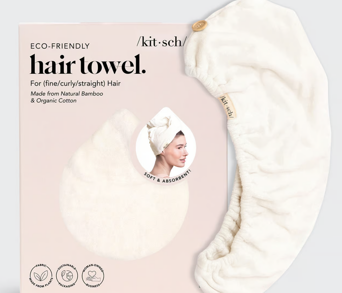 Kitsch Microfiber Hair Towel