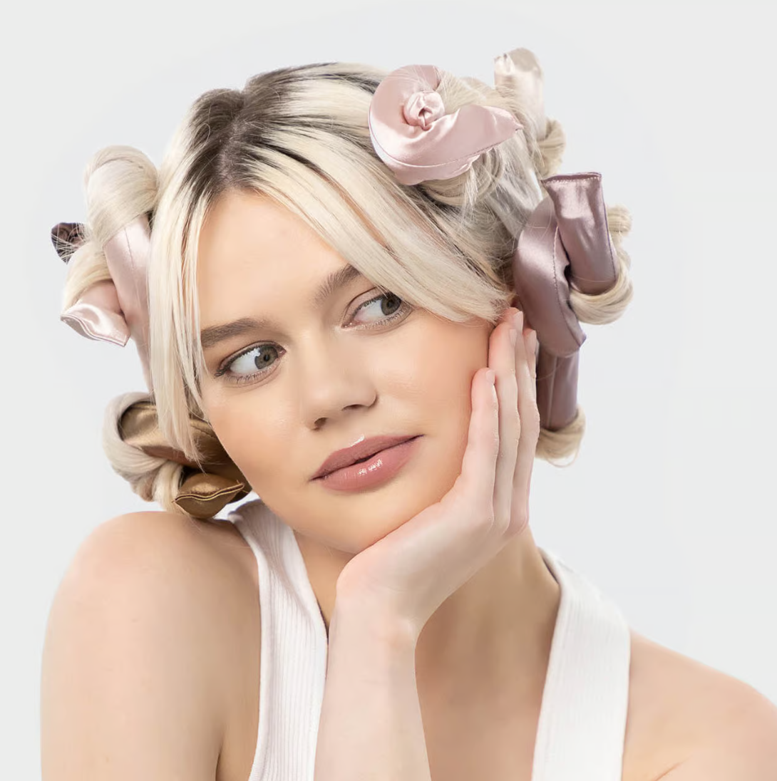 Kitsch Satin Wrapped Flexi Rods 6pc Set