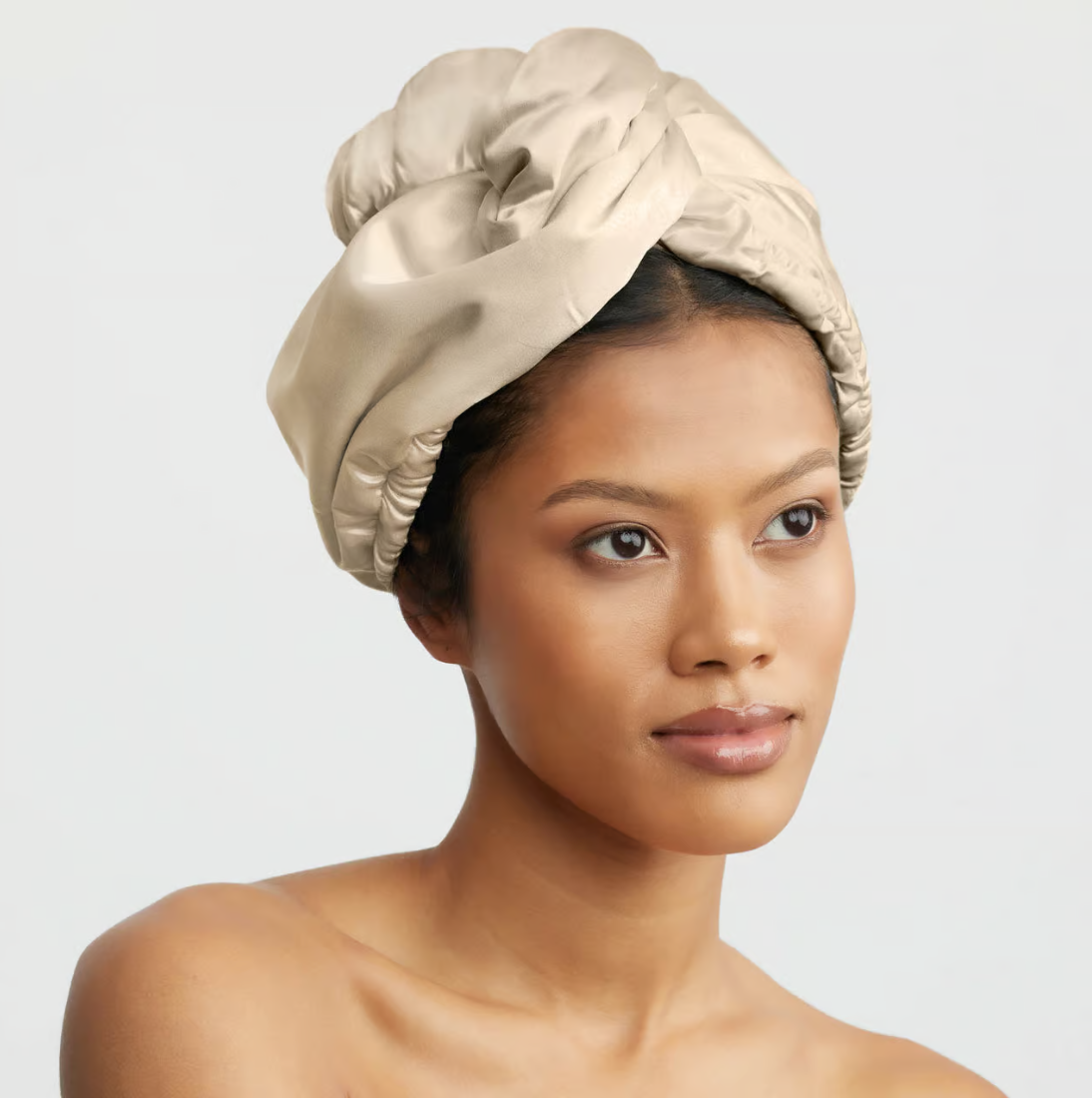 Kitsch Satin-Wrapped Hair Towel