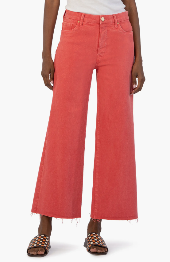 Kut Meg High Rise Wide Leg Jean