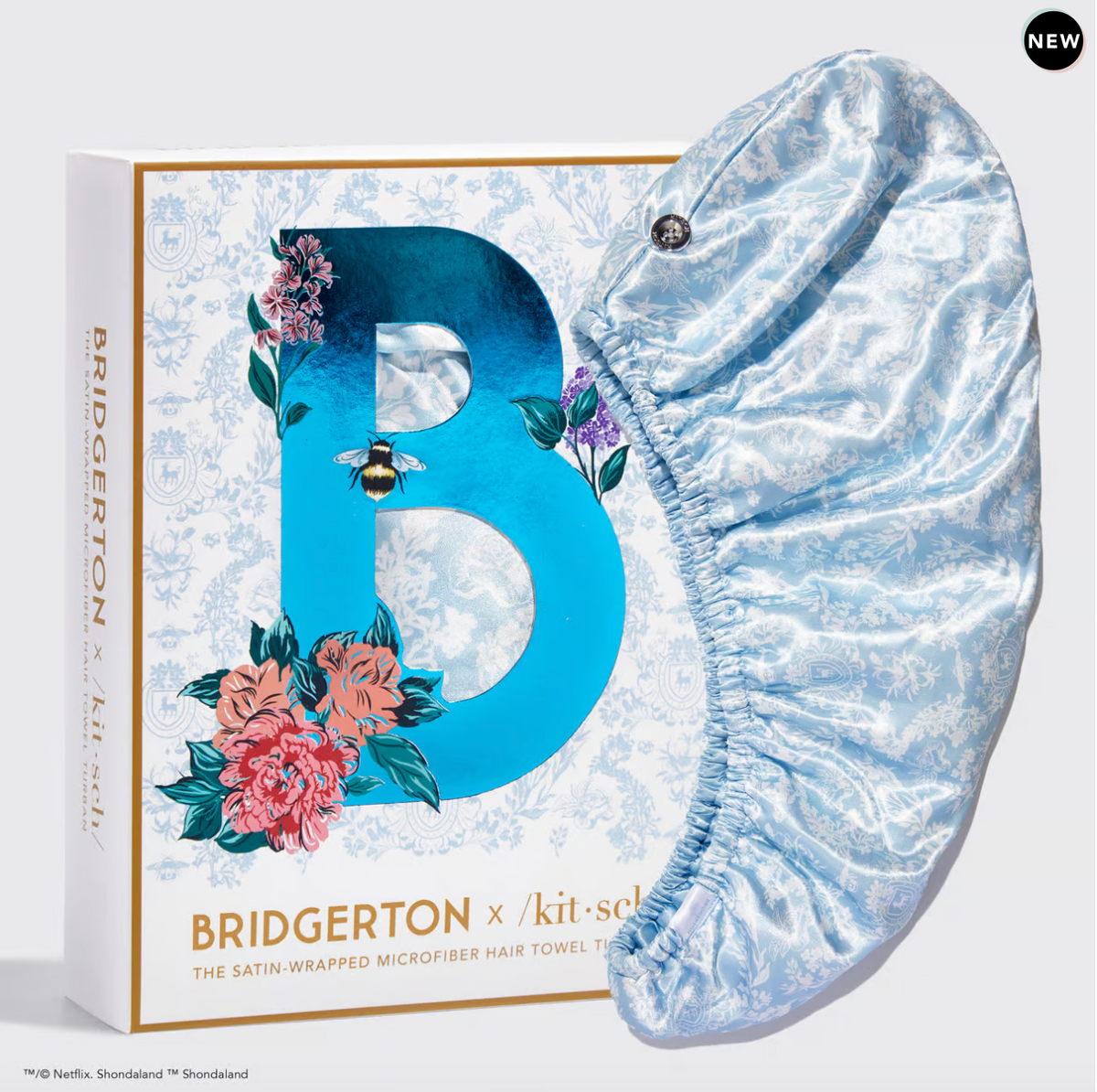 Kitsch Bridgerton Satin Wrapped Hair Towel