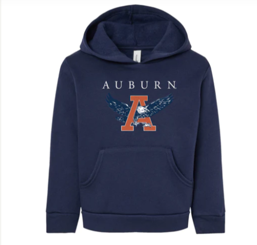 Scarlet Auburn Throwback Youth Hoodie