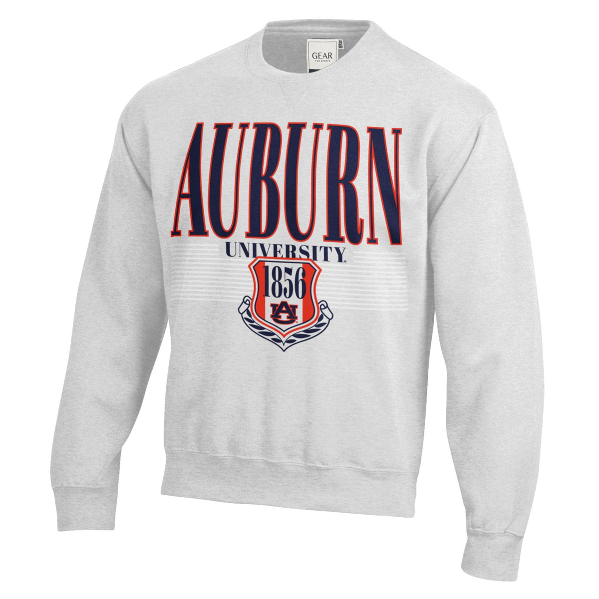 Auburn Over Shield Crewneck Sweatshirt