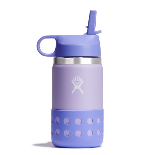 Hydro Flask 12oz Kids Wide Mouth Bottle with Straw Lid