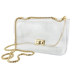 Clear Convertible Crossbody Bag