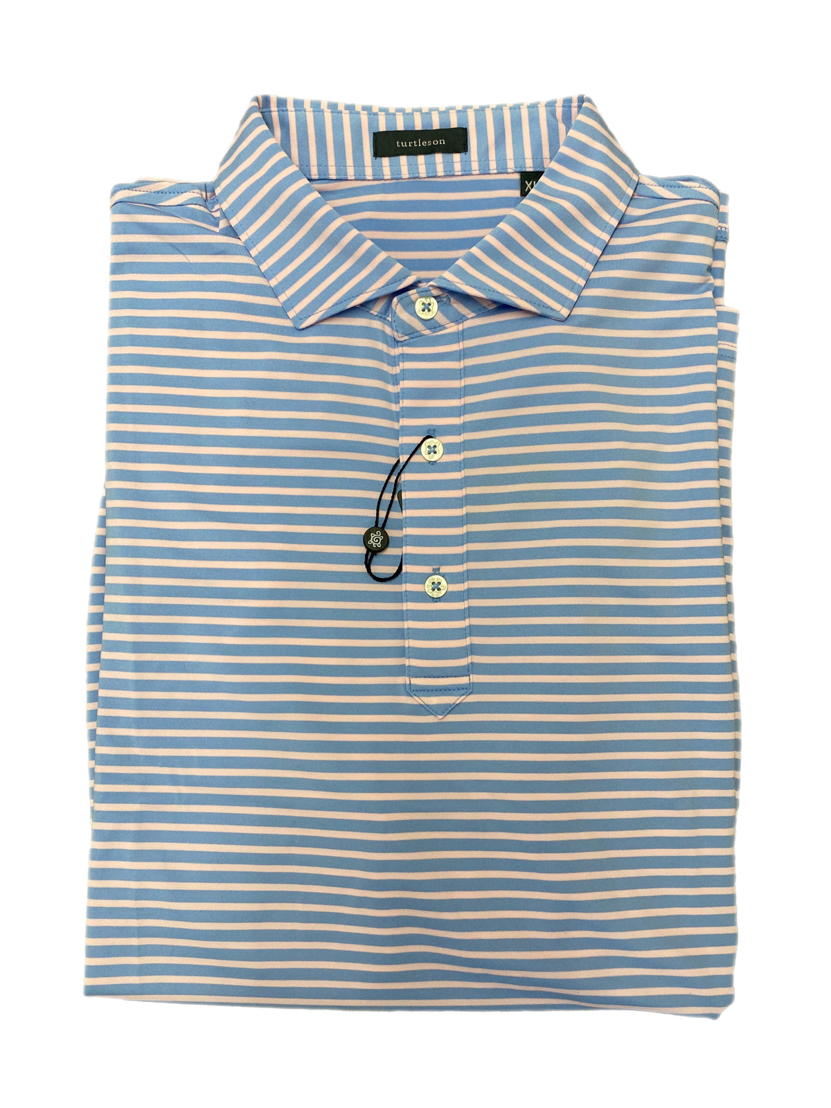 Turtleson Miller Stripe Performance Polo