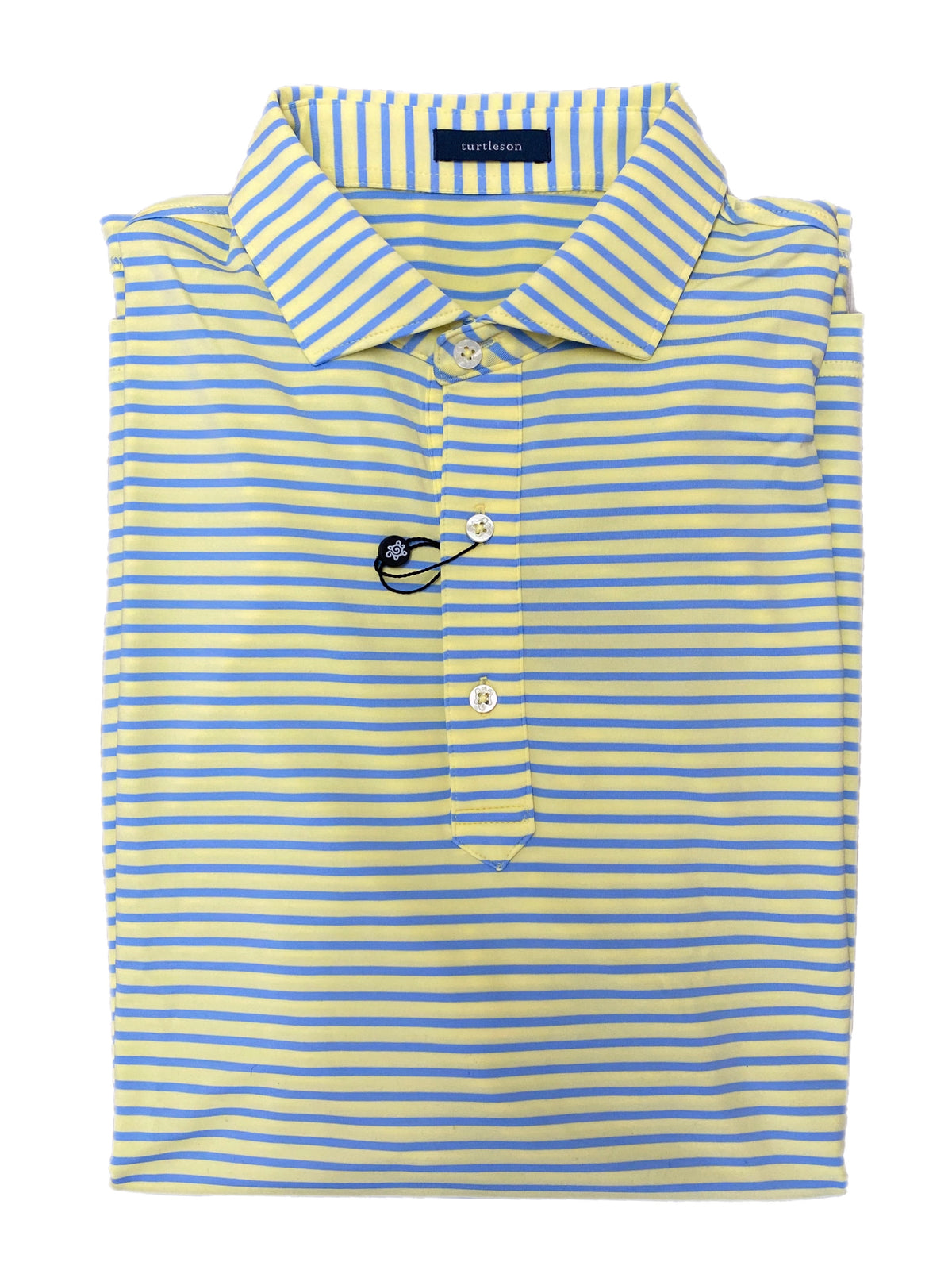 Turtleson Miller Stripe Performance Polo