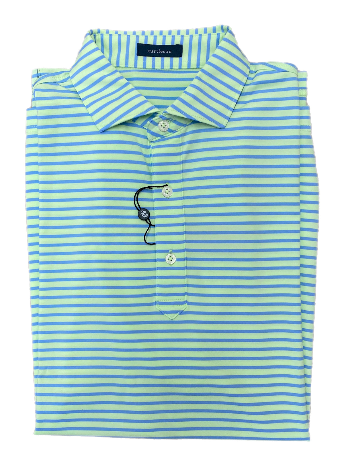 Turtleson Miller Stripe Performance Polo