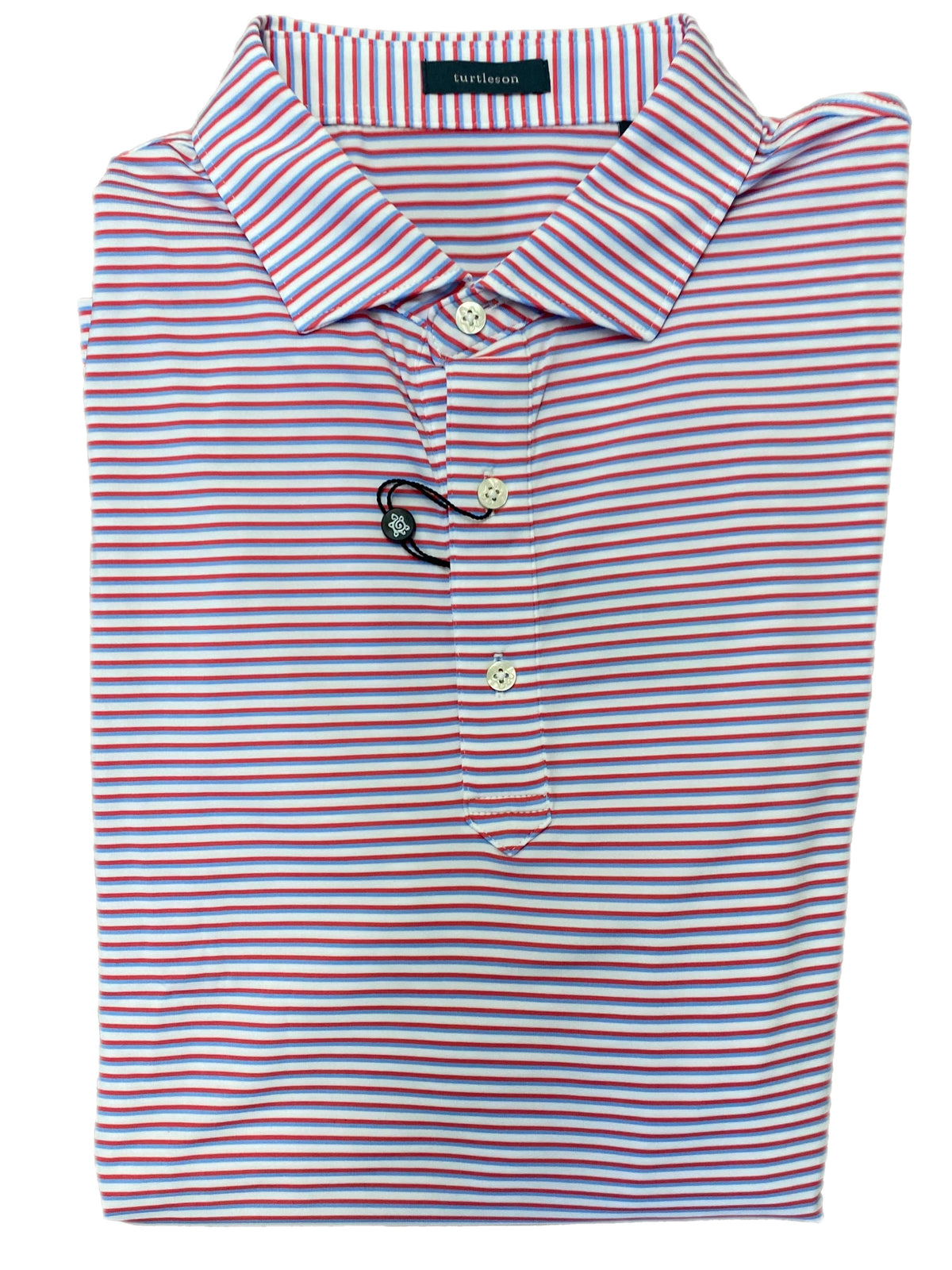 Turtleson Dean Stripe Performance Polo