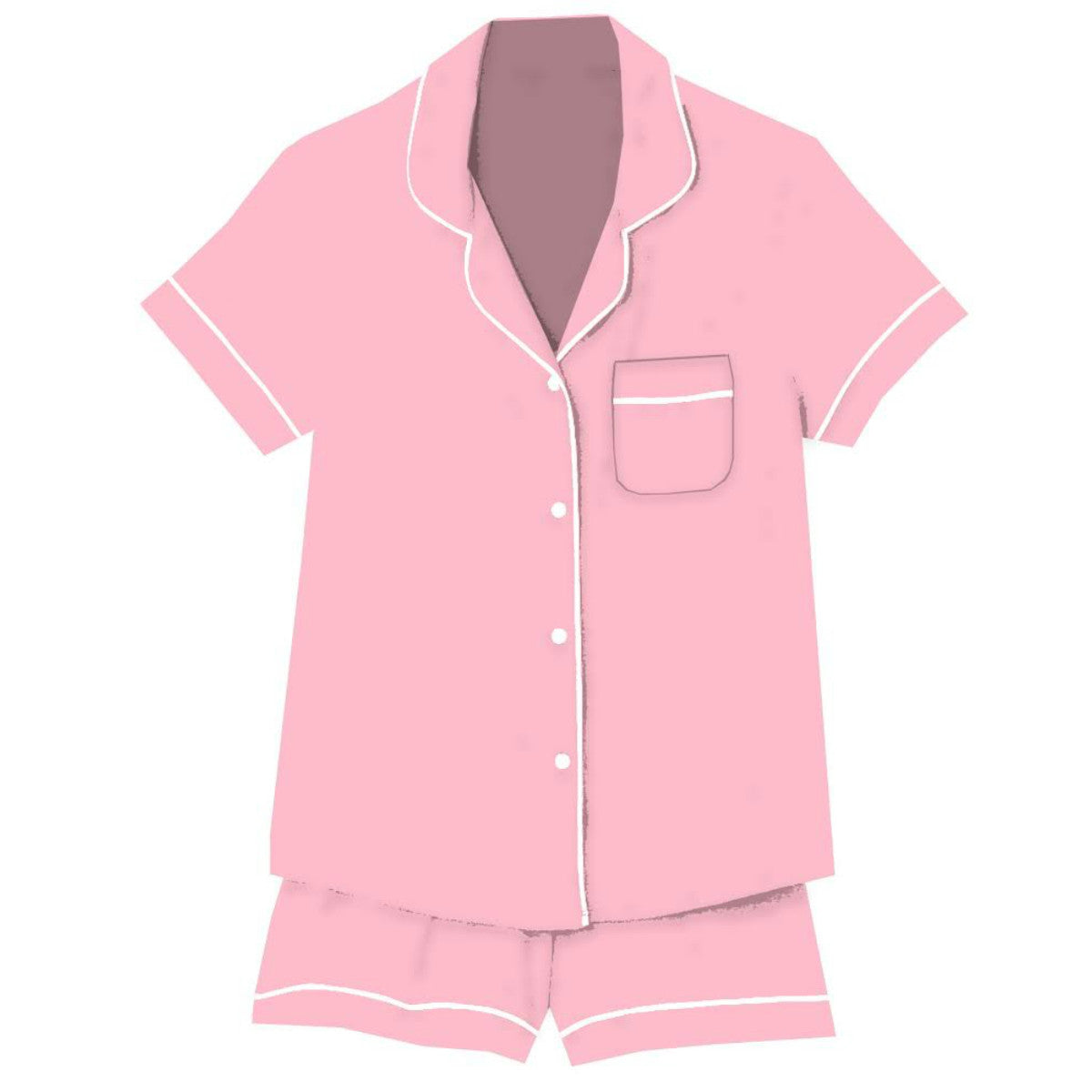 Jane Marie Youth Silky PJ Top