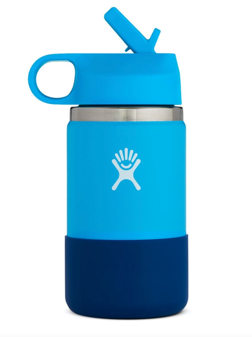 Hydro Flask 12oz Kids Wide Mouth Bottle with Straw Lid