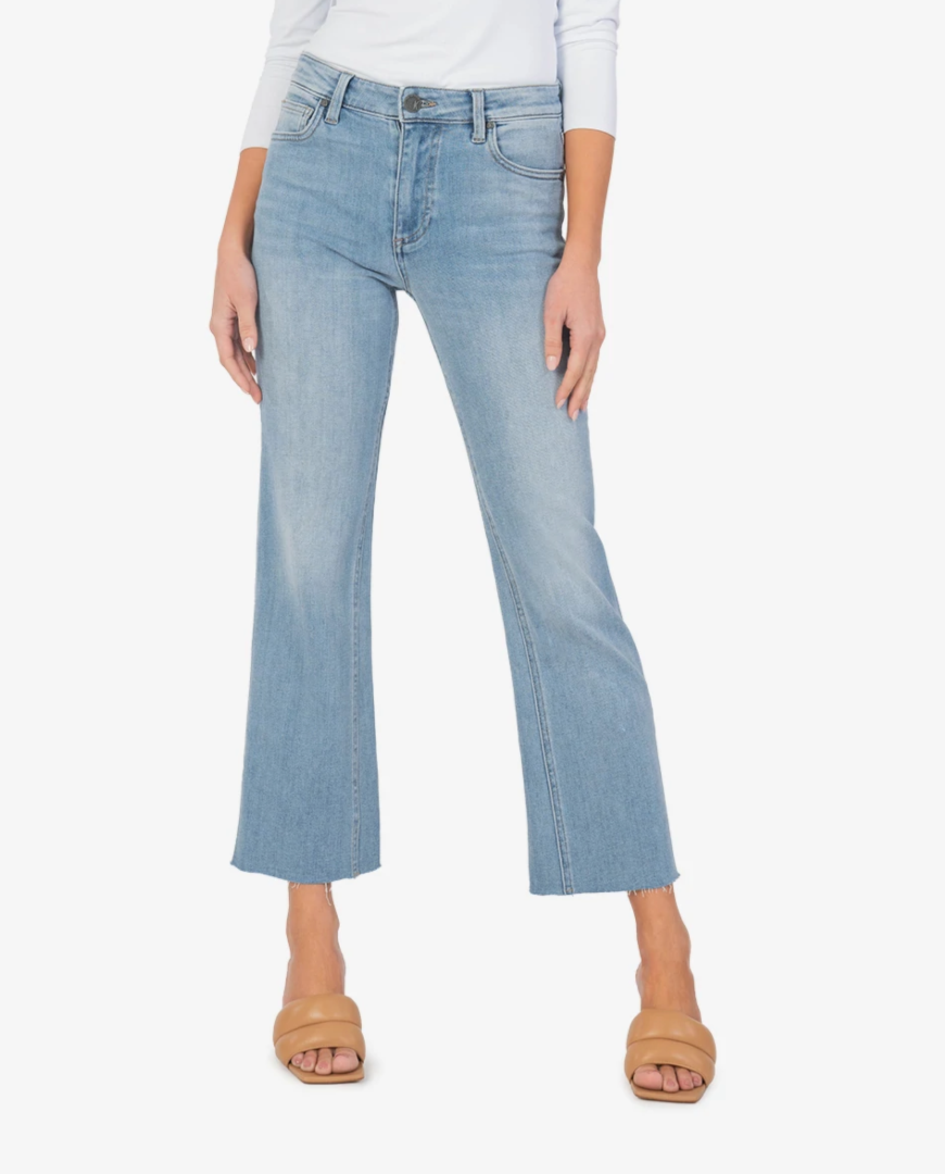 Kut Kelsey High Rise Ankle Flare Jean