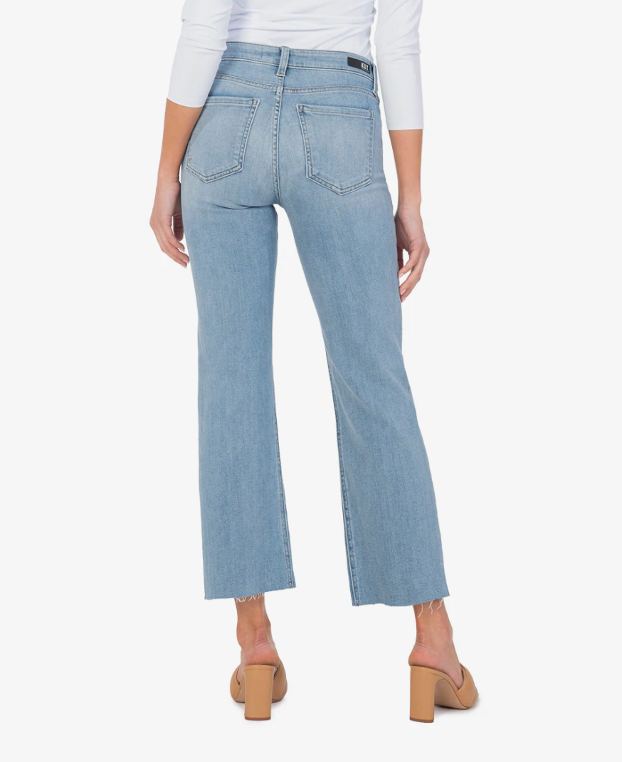 Kut Kelsey High Rise Ankle Flare Jean