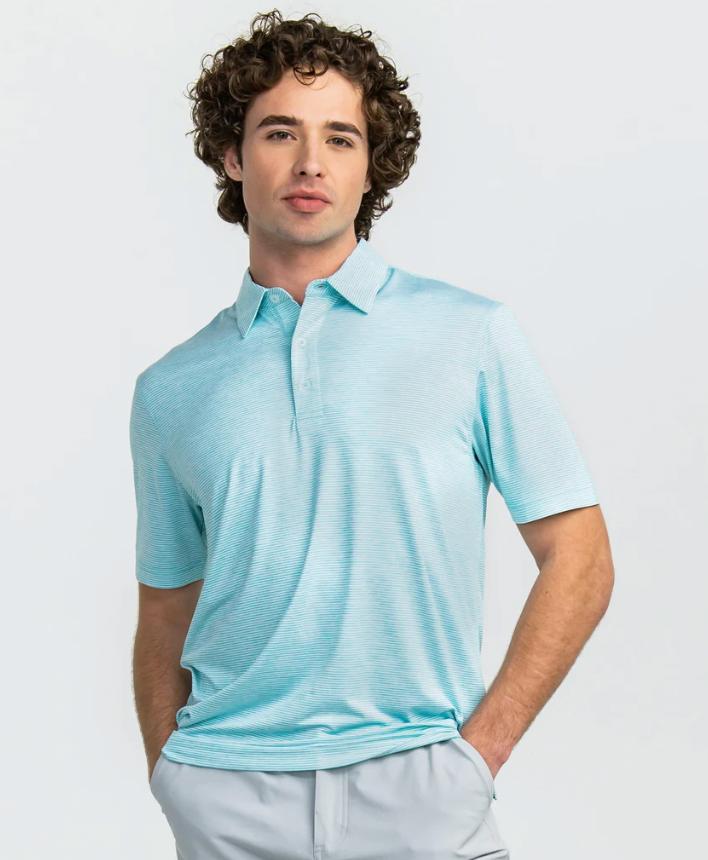 Southern Shirt Heather Madison Stripe Polo