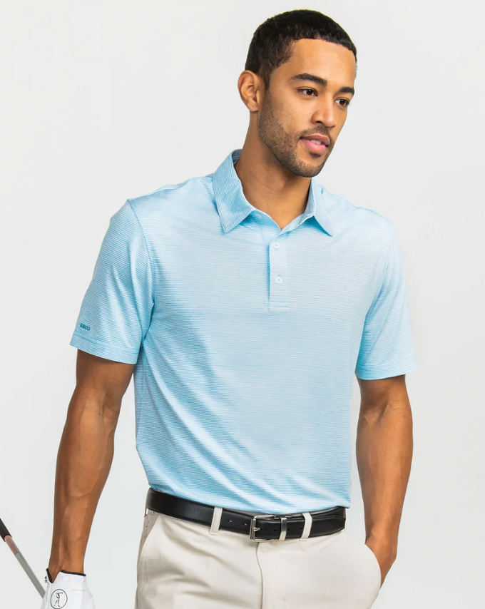 Southern Shirt Heather Madison Stripe Polo