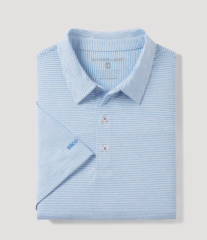 Southern Shirt Heather Madison Stripe Polo