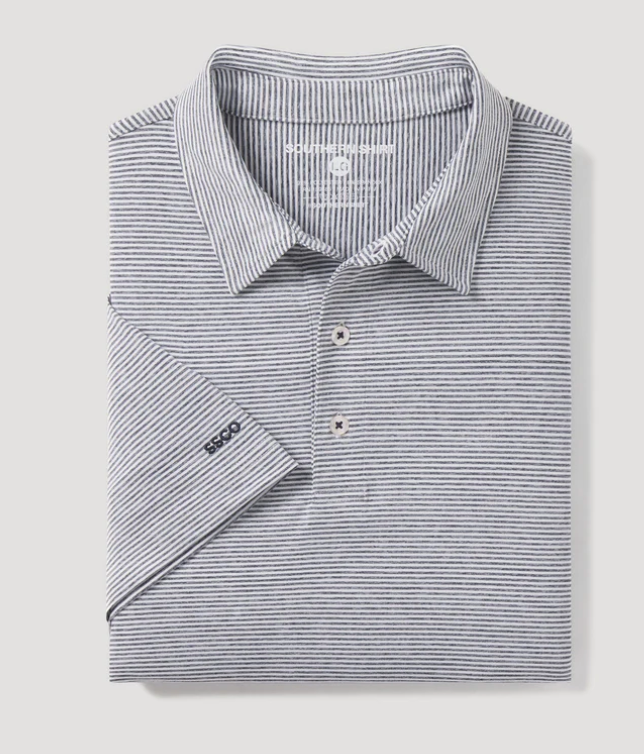 Southern Shirt Heather Madison Stripe Polo