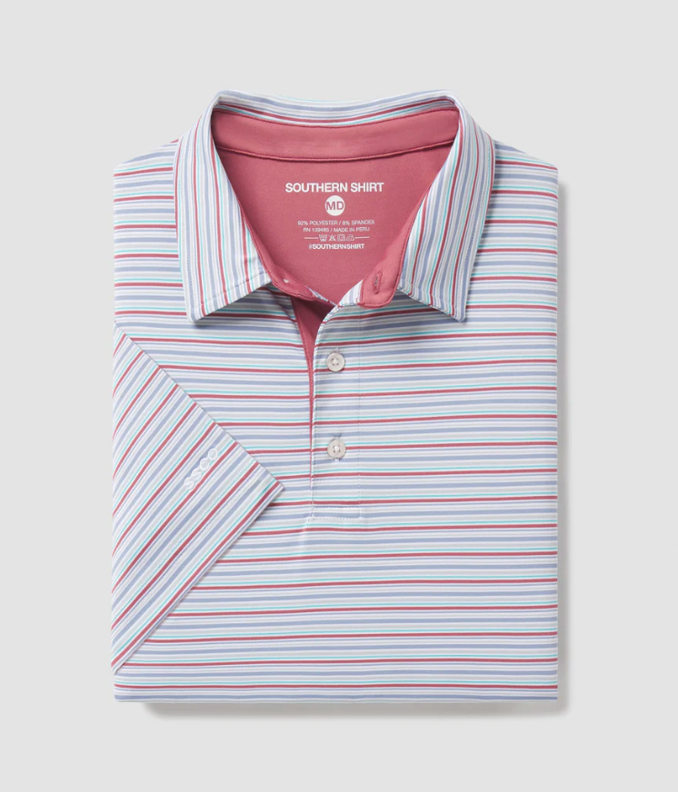 Southern Shirt Sawgrass Stripe Polo