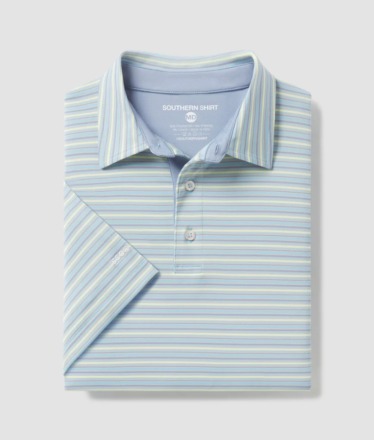 Southern Shirt Sawgrass Stripe Polo